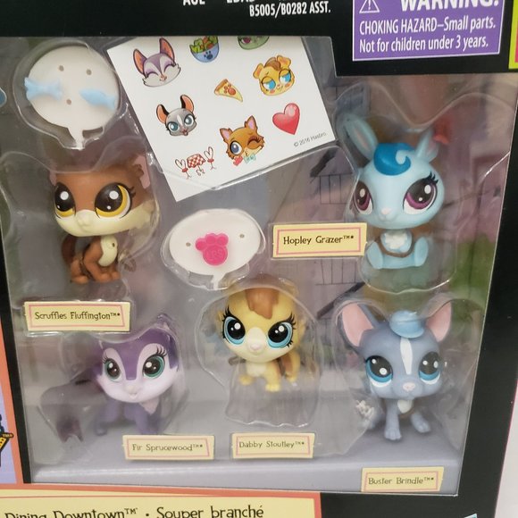 New in Box Littlest Pet Shop Pets in The City Dining Downtown Collect Gift - Picture 2 of 10